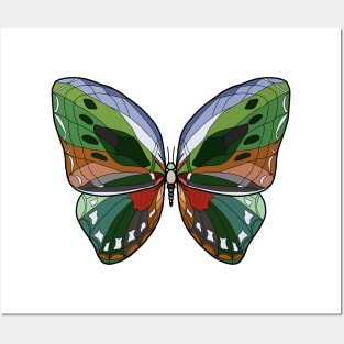 Woodland Warrior Butterfly Posters and Art